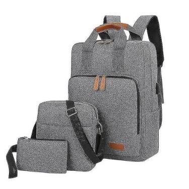 Imagem de Mochilas cinza masculino esporte equipamento ao ar livre escalada moch