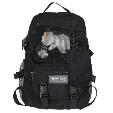 Imagem de Mochilas estudantes universitários tendência mochila de ferramentas de