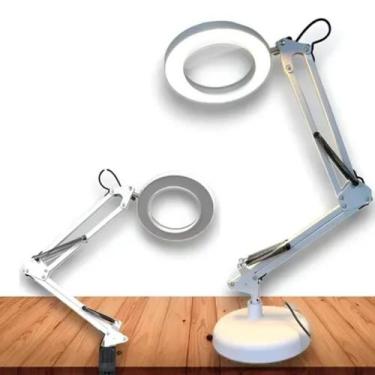 Imagem de Luminária de mesa com lupa 8x LED Magnifying Lamp ZEM