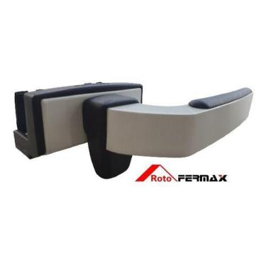 Imagem de Fecho Alavanca Janela Maxim Ar Fachada Alumínio Fermax Fma03, Branco