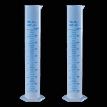 Imagem de Cilindro graduado de plástico de 1000 mL (pacote com 2) GRONZEE - GRRO