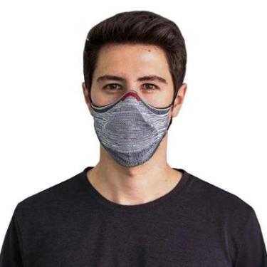 Imagem de KIT MASCARA FIBER KNIT AIR Z992K-B0104 - CINZA G-Unissex
