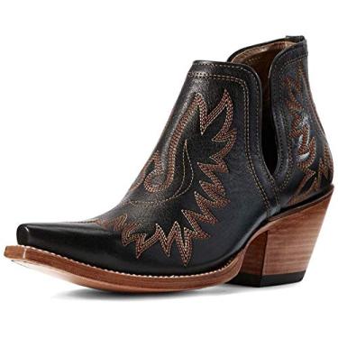 Imagem de ARIAT Bota feminina Dixon Western, Brooklyn preto, 8 Wide
