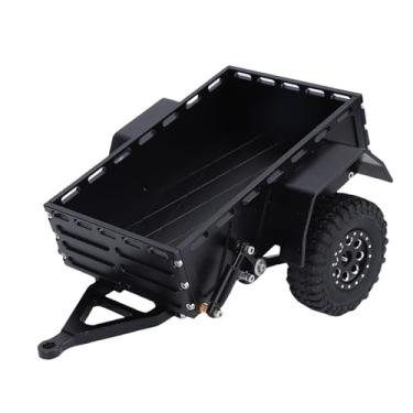 Imagem de SPYMINNPOO Reboque de Carro RC, Reboques Utilitários de Metal, Atualização de Rastreador de Carros Em Escala 1/18 para Simulação e Exibição Off-road