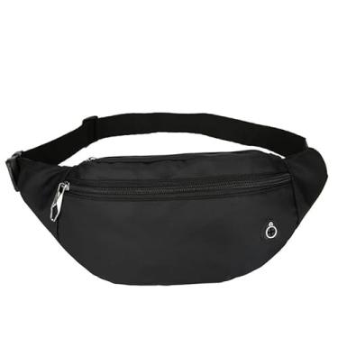 Imagem de Pochete para homens e mulheres, bolsa de cintura leve à prova d'água com vários bolsos, dobrável e respirável para corrida, caminhada, academia — um presente prático