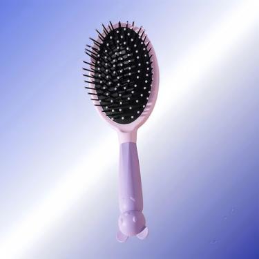 Imagem de Escova de cabelo para cabelo grosso, encaracolado, fino, longo, curto, molhado ou seco, deixa o cabelo liso, escova de cabelo para homens e mulheres