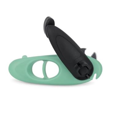 Imagem de Abridor Universal 8 em 1, Utensílio Multifuncional para Cozinha, Garrafas e Latas, Abridor de Potes, Antiderrapante, Branco e Verde (VERDE)