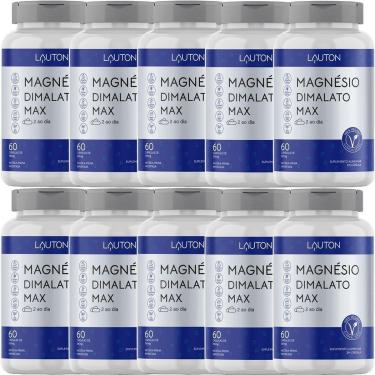 Imagem de Kit 10X Magnésio Dimalato Max - 60 Cápsulas - Lauton Nutrition-Masculino