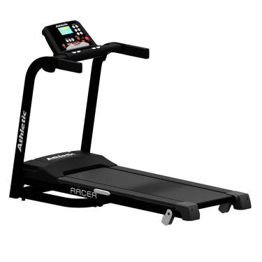 Imagem de Esteira Ergométrica Athletic Racer 16km/h Suporta 130kg 19 Programas e Monitor Avançado para Corrida