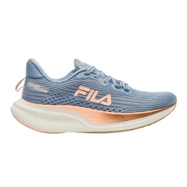 Imagem de Tênis Fila Racer Speedzone Feminino - Azul/rosa - 40