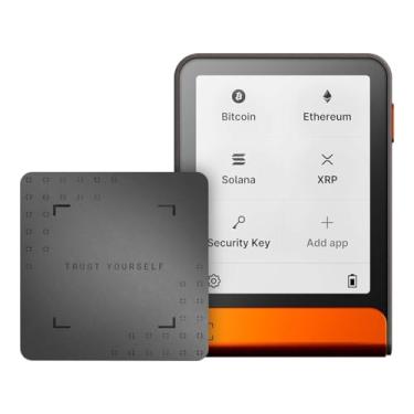Imagem de Ledger Flex - Agora com o Ledger Recovery Key - Descubra a Hard Wallet mais intuitiva, aprimorada com um backup rápido (Laranja Edição Bitcoin)