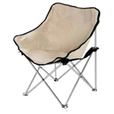 Imagem de Cadeira De Praia DobráVel Para Acampamento – Leve E PortáTil(Caqui)