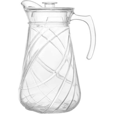 Imagem de Jarra de Vidro 1,5 L Elegante – Tampa Plástica Transparente, Prática, Sofisticada para Suco, Água e Refrescos