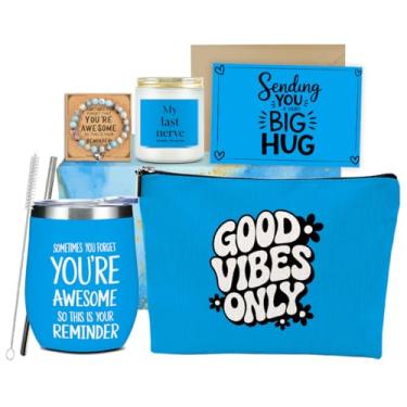 Imagem de Presentes de aniversário para mulheres, professora mãe, empregada, presente de agradecimento, pacote de autocuidado, presentes "Get Well Soon", copo de vinho para o dia das mães, caneca de café