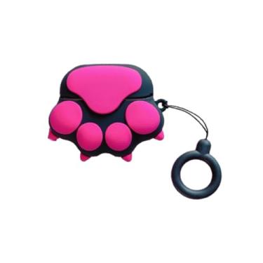 Imagem de GUAYQAT Capa de fone de ouvido para Samsung Galaxy Buds3 FE/Buds 3/Buds 3 Pro, design de padrão engraçado fofo Galaxy Buds 3 Pro, capa de proteção de cabeça de silicone com gancho