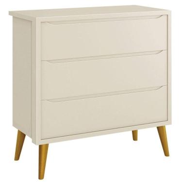 Imagem de Cômoda Gaveteiro Théo New Areia Fosco Com Madeira - Reller