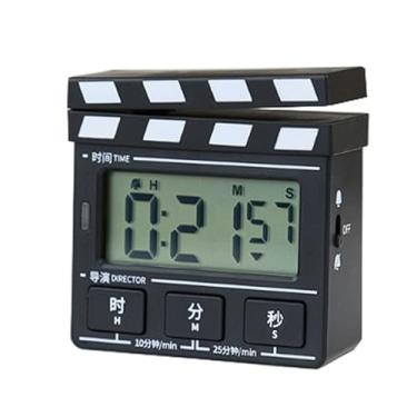 Imagem de Temporizador de placa com ímã temporizador de contagem regressiva digital com botões de ajuste rápido, luz piscante e alarme sonoro operado para cozinha, cozinha, despertador