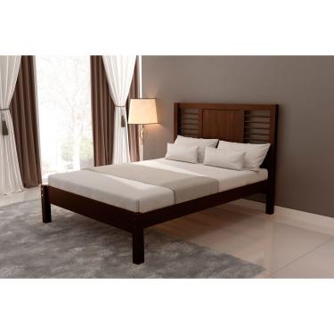 Imagem de Cama Queen Size Nápolis De Madeira Maciça Pinus