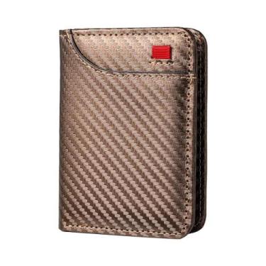 Imagem de Carteira Vertical Mini Masculina Multi Cartões Bolsa Para Licença De M