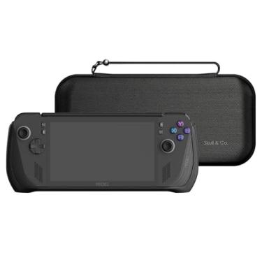 Imagem de Skull & Co. Pacote GripCase para ROG Ally X: capa protetora macia com alças texturizadas, proteção total e suporte, design de capa antiderrapante com absorção de choque [com estojo de transporte fino