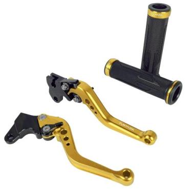 Imagem de Kit Manopla Manete Esportivo Nxr Bros 125 150 160 A Lona - NoBrand, Do