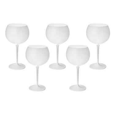 Imagem de Taça De Gin 600ml Kit 5pçs Acrílico Alto Padrão Premium - NEOPLAS, BRA