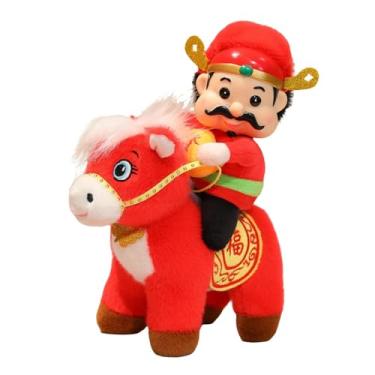 Imagem de Ｂｅｓｇａ Brinquedo Cavalo Da Riqueza para O Ano Chinês, Enfeite de Ano Chinês, Boneco Cavalo Da Riqueza Chinês, Brinquedo de Pelúcia, Estilo a