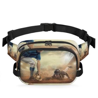 Imagem de Pochete retrô da bandeira da América para mulheres e homens com alça ajustável, bolsa transversal, bolsa de peito, bolsas de bumbum, bolsa de estilingue, Cor 13