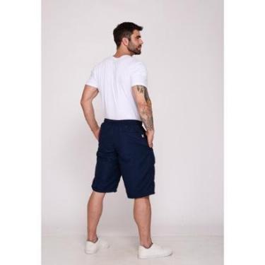 Imagem de Bermuda Masculina Nylon Azul Marinho 7943-Masculino