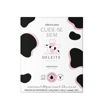 Imagem de Boa noite! Postar amanha na Amazon : 4 unidades Sabonete Cuide-se bem Deleite 80g Cada
