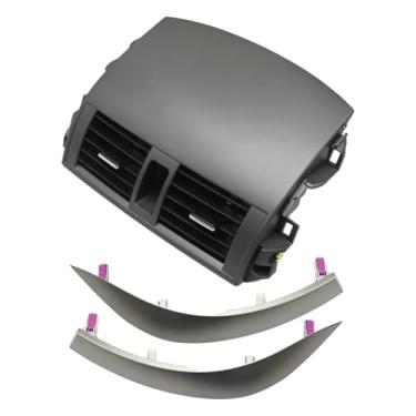 Imagem de LIDSCURA Painel de saída de ar 5567002160 Dash A/C, substituição para Toyota Corolla 2008 2009 2010 2011 2012 2013, substitui 5566302060 55670-02160 55663-02060