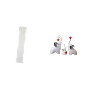 Imagem de Whtkoph Abajur para Sala de Estar com Esculturas de Elefantes, Estátuas de Animais, Artesanato para Mesa, Decoração de Quarto.