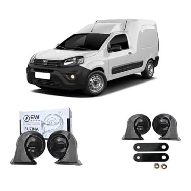 Imagem de BUZINA AUTOMOTIVA CARACOL (PAR) GRAVE/AGUDO PARA FIORINO 1990 > 2013 - TIGER AUTO