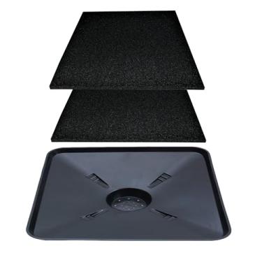 Imagem de Kit de bandeja de drenagem de transmissão – Compatível com Lisle 17892 – Inclui panela de troca de óleo e 2 peças de almofadas de respingos sem derramamento de 55,88 cm – Bandeja de troca de óleo de