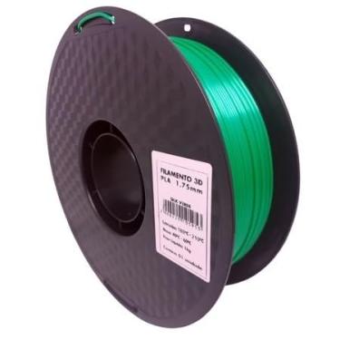 Imagem de Filamento 3D PLA Silk Verde 1.75mm 1kg Masterprint