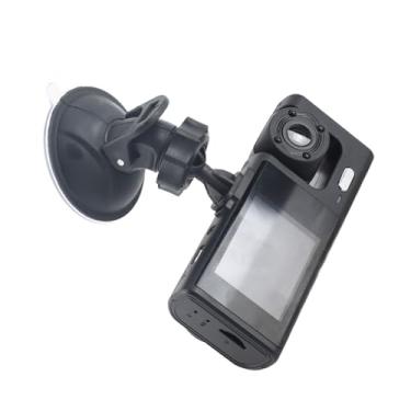Imagem de Cryfokt Câmera Dupla Frontal e Interna para Painel de Carro, 3 Polegadas, Com Sensor de Colisão de Emergência, Fácil de Instalar para Gerenciamento de Frota