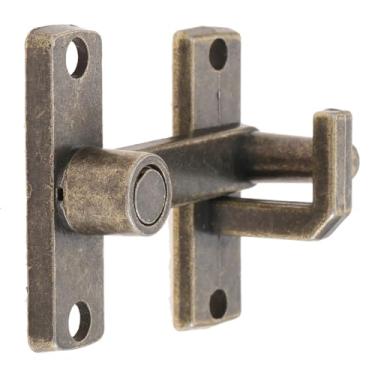 Imagem de Parafuso de trava de proteção bronze com parafusos maçaneta de porta de janela deslizante porta de metal 1 peça