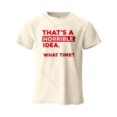 Imagem de Camiseta Gráfica Engraçada Oversized Para Homens E Mulheres 100% Algod