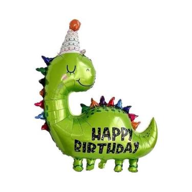 Imagem de Conjunto De Balões De Dinossauro Verde Para Decoração De Festa De Aniv
