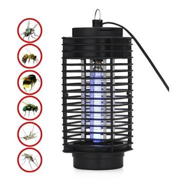 Imagem de Armadilha elimina insetos Mosquito Luz ultravioleta Choque - ZEM