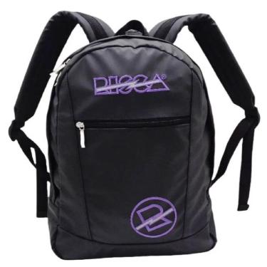 Imagem de MOCHILA EMBORRACHADA RISCA PRETO/ROXO 9078-Unissex