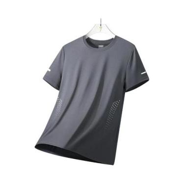 Imagem de Camiseta Masculina De Secagem Rápida E Respirável Para Corrida, Elásti