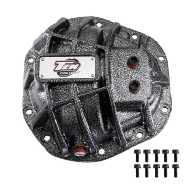 Imagem de TEN Factory TFD60-2600 Tampa diferencial para Dana 60 eixos padrão e reverso dianteiro/traseiro, caixa de aço, garantia de 1 ano/100K, substitui Spicer 10024090 ARB 750001 Yukon YHCC-D60