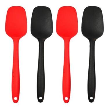 Imagem de Espátula De Silicone Dura Reta Raspadora Para Cozinha 27cm - AD-KR09 -