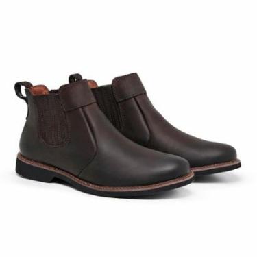 Imagem de Bota Masculina Coturno Couro Confortável-Masculino