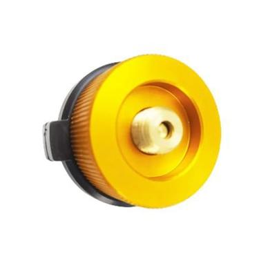 Imagem de Ainoli acampamento fogão gás tanque conversor substituição ao ar livre liga de alumínio acessórios grill laranja