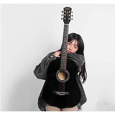 Imagem de Guitarra especial para iniciantes para meninos e meninas, placa única, 96 cm A (D)