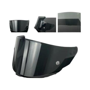 Imagem de Viseira De Motocicleta Anti-Risco Com Proteção UV - Lente De Substitui