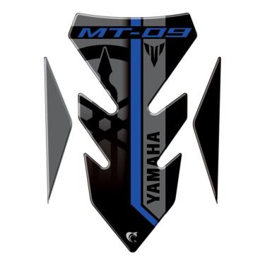 Imagem de Protetor Tanque Moto Yamaha Mt09 Cinza E Azul Cor Cinza E Azul