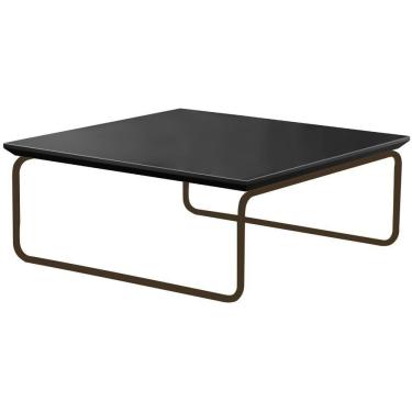 Imagem de Mesa De Centro Munique Preto Base Em Metal Café